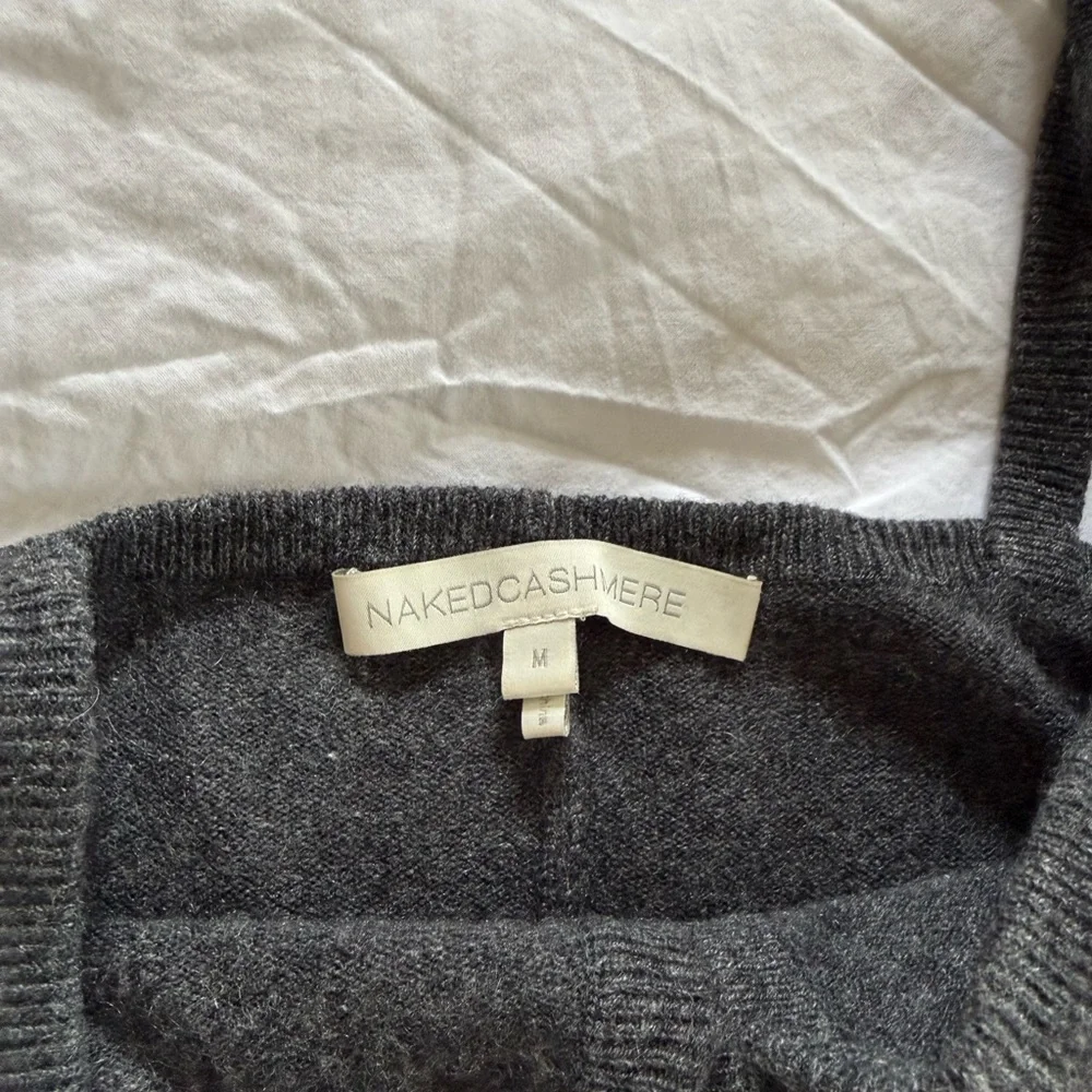 Charcoal Knit Bralette Top - Picture 2 of 3